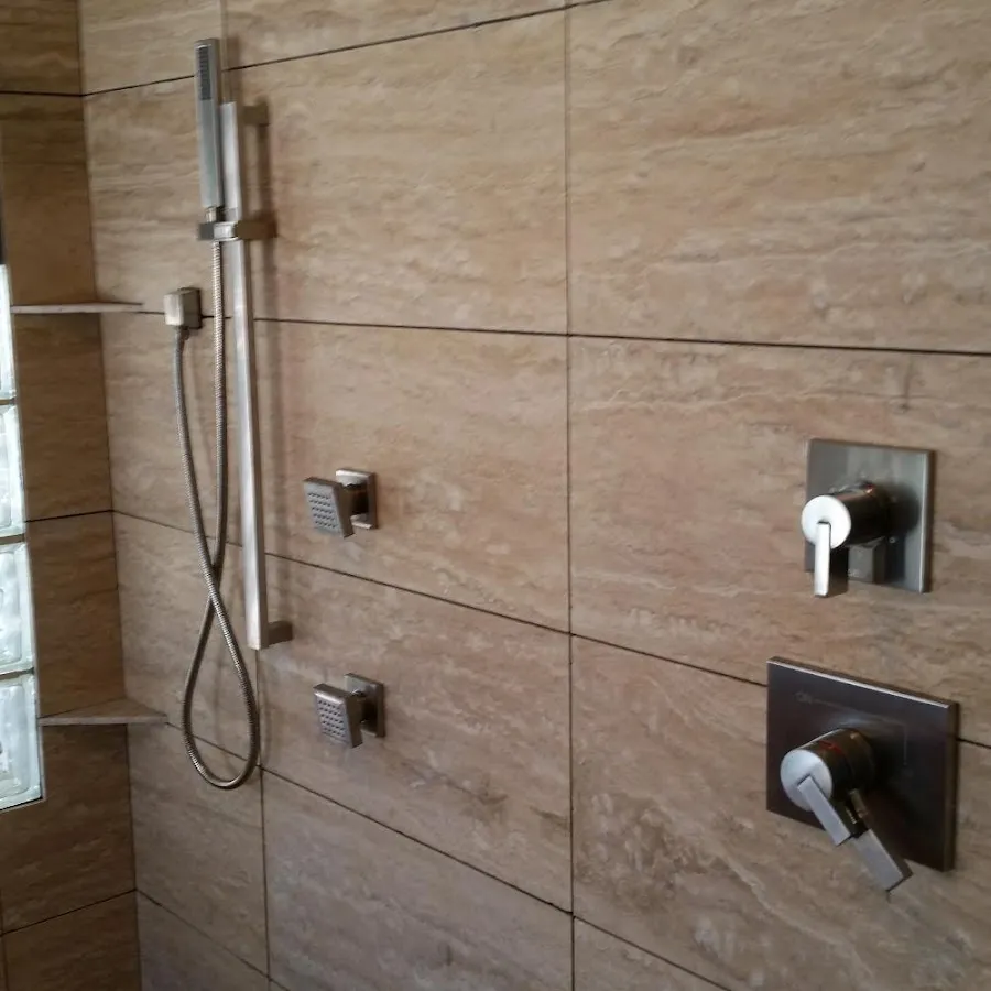 Shower fixture installation for Water Heater Replacement in Opp